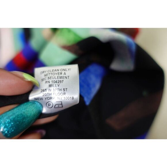 Milly Allison Mirage-Striped Mini Dress - Picture 7 of 7